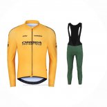 2024 Maillot Cyclisme Orbea Jaune Manches Longues Et Cuissard